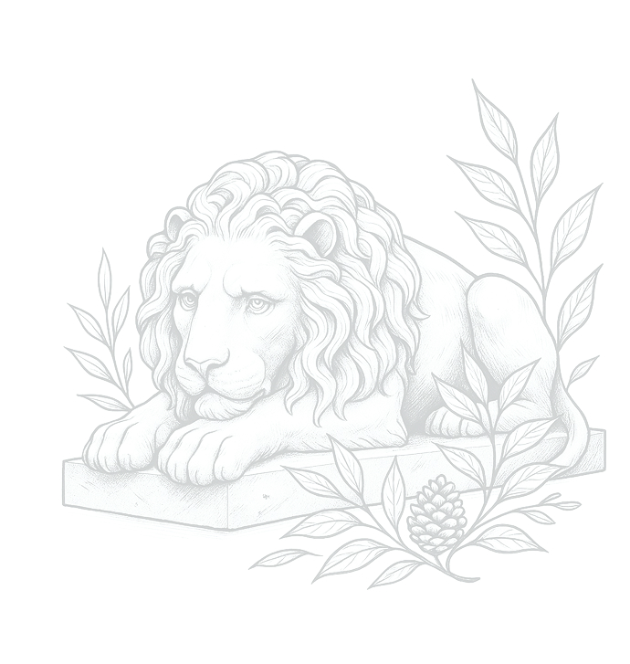 Stone lion icon