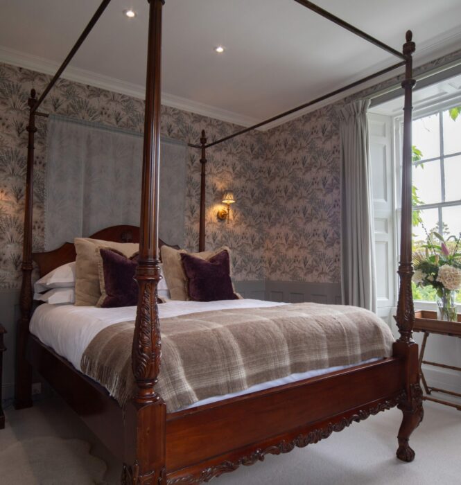 Burleigh Court Restaurant and terrace Stroud