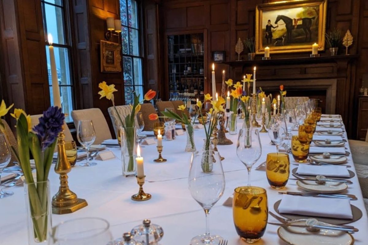 Private Dining _ Birthday Celebration _ Burleigh Court Cotswolds Hotel _ Restaurant
