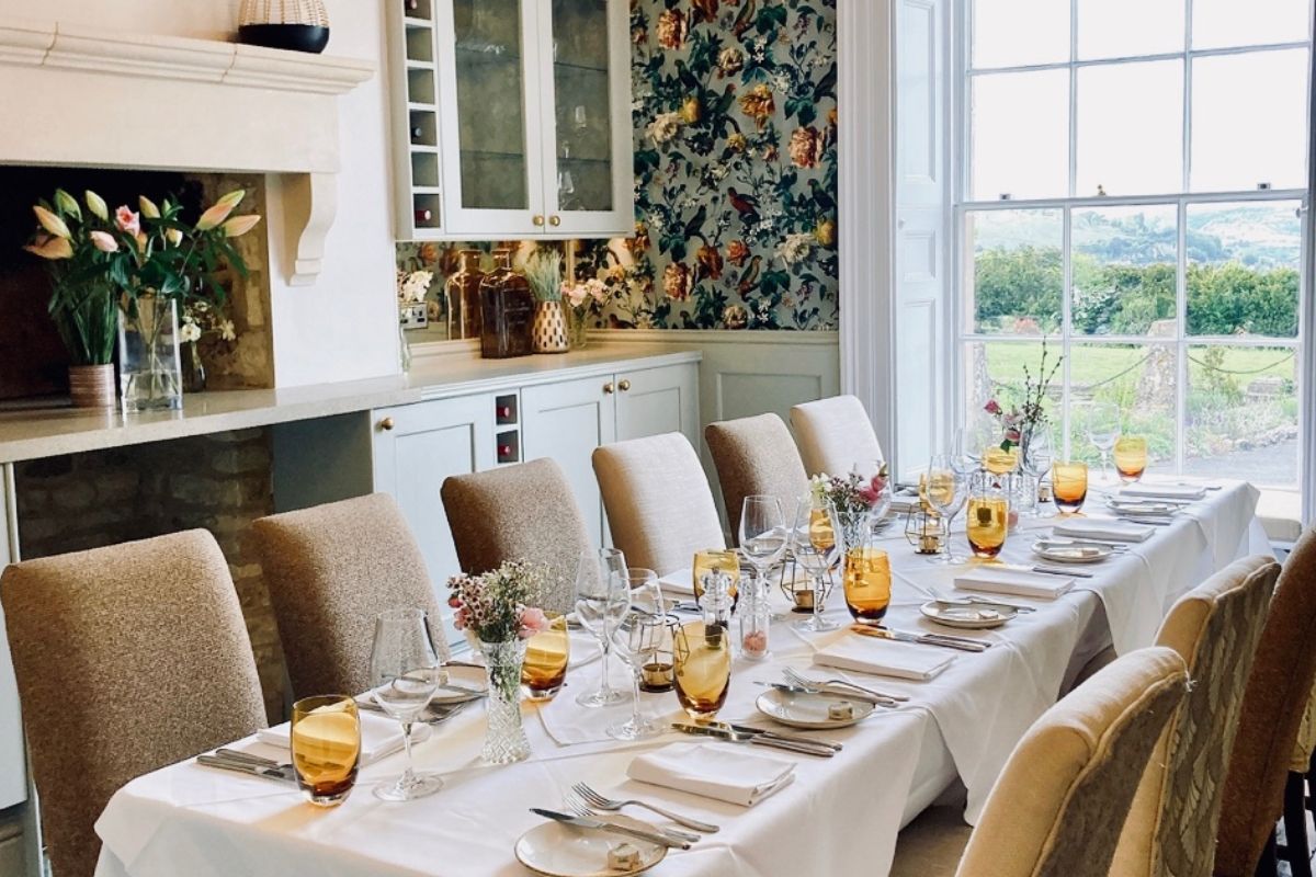 Private Dining _ Family Celebration _ Burleigh Court Cotswolds Hotel _ Restaurant