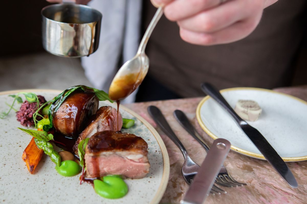 private dining _ locally sourced ingredients _ Burleigh Court Cotswolds Hotel _ Restaurant