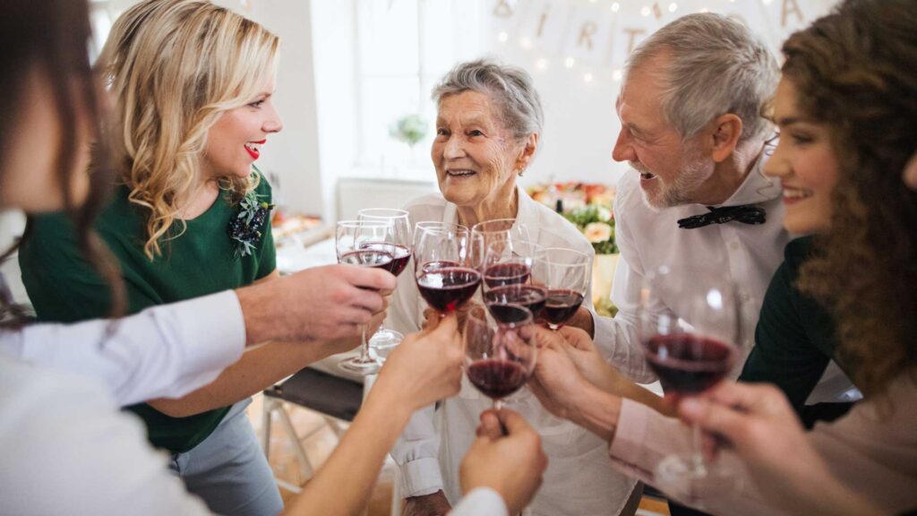 Family celebrations at Burleigh Court