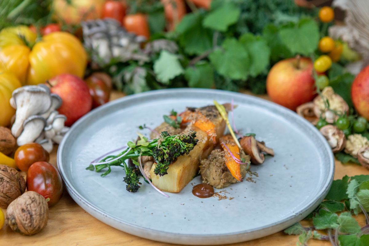 kitchen garden _ plant based food _ Burleigh Court Cotswolds Hotel & Restaurant (1)
