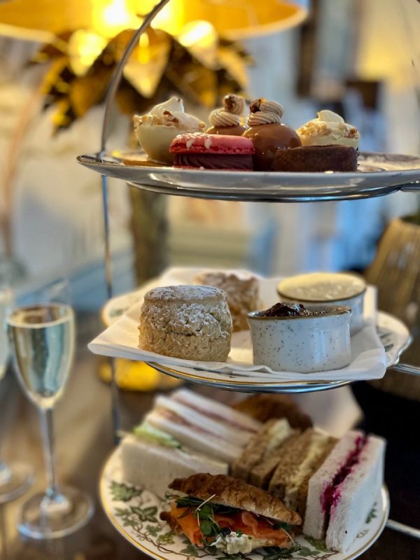 afternoon tea at burleigh court cotswolds